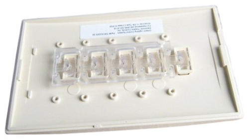 ETC Unison 5-button faceplate 7081A2203-2A, Ivory