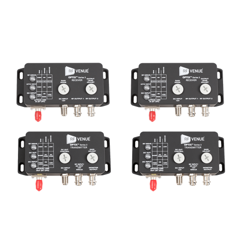 RF Venue OPTIX2-S3-US OPTIX Series 3 RF-Over-Fiber Remote Antenna Distribution System (Dual Channel) RF Venue OPTIX2-S3-US OPTIX Series 3 RF-Over-Fiber Remote Antenna Distribution System (Dual Channel)