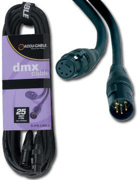 ADJ AC5PDMX50 50' 5-Pin DMX Cable - GoKnight