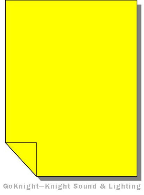 Lee Filters 010 Medium Yellow Lighting Gel Sheet 21" x 24" Lee Filters 010 Medium Yellow Lighting Gel Sheet 21" x 24"