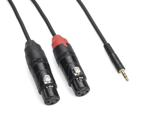 Samson SATPADXF89 9-ft Breakout Cable - 1/8" TRS (stereo) to dual XLR Female (SATPADXF89