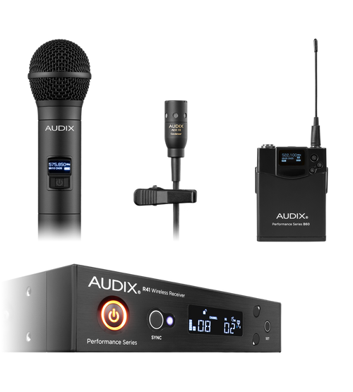 Audix AP41OM2L10 Wireless Microphone System - Dual Receiver
