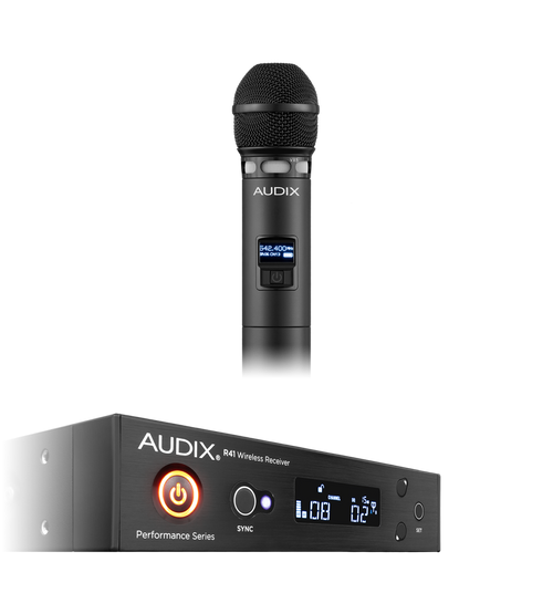 Audix AP41VX5 Wireless Microphone System - Handheld Transmitter  Audix AP41VX5 Wireless Microphone System - Handheld Transmitter