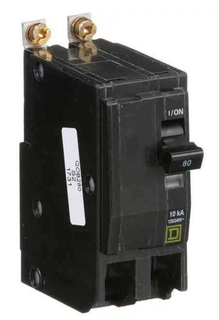 LynTec BUMB-280 Bolt-On UnMotorized Breaker, Square D QOB280, 80 Amp, 2 pole.