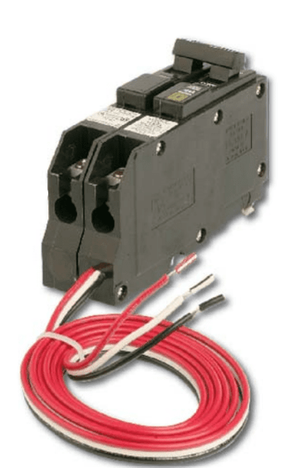 LynTec MB-220 Square D QO220PL-5393, 20 Amp, 2 pole motorized breaker, 60" leads. (MB-220) LynTec MB-220 Square D QO220PL-5393, 20 Amp, 2 pole motorized breaker, 60" leads. (MB-220)