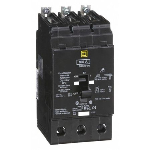LynTec UBR-3100 Bolt-On UnMotorized Breaker, Square D #EGB34100 LynTec UBR-3100 Bolt-On UnMotorized Breaker, Square D #EGB34100