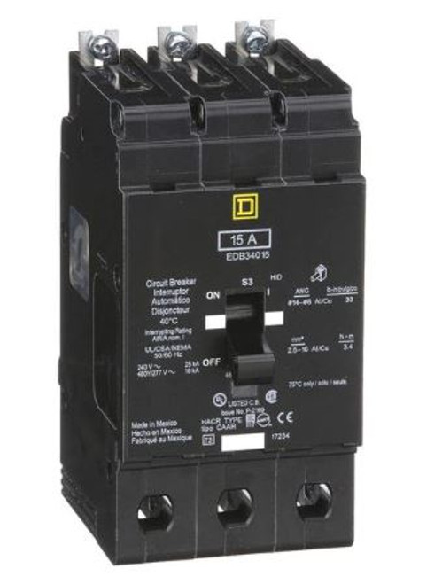 LynTec UBR-315 Bolt-On UnMotorized Breaker, Square D #EDB34015