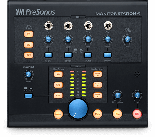 PreSonus Monitor Station 2 Desktop Studio Control Center with SPDIF input 