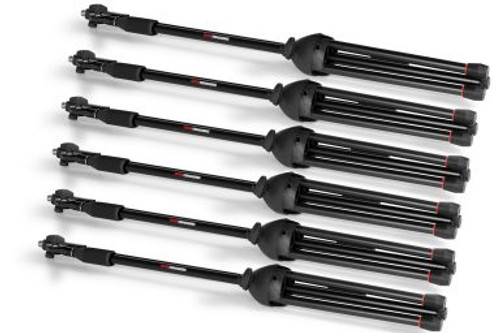 Gator GFW-MIC-6PACKBG Microphone Boom Stand 6-Pack With Carry Bag