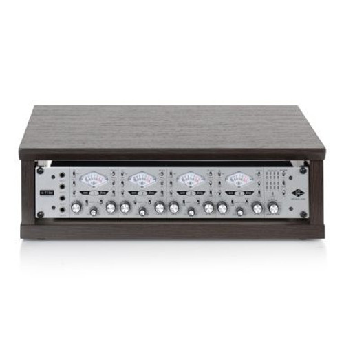 Gator GFW-ELITERK-2U-BRN Elite Furniture Series 2U Desktop Studio Rack In Dark Walnut Brown Finish