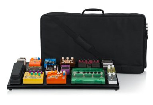 Gator GPB-XBAK-1 Black Extra Large Aluminum Pedal Board With Carry Bag  Gator GPB-XBAK-1 Black Extra Large Aluminum Pedal Board With Carry Bag