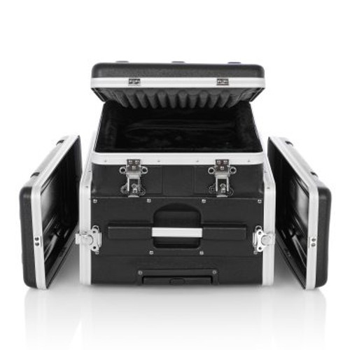 Gator GRC-STUDIO4GO-W ATA Molded PE Case For Laptop Over 4-Space Rack With Wheels