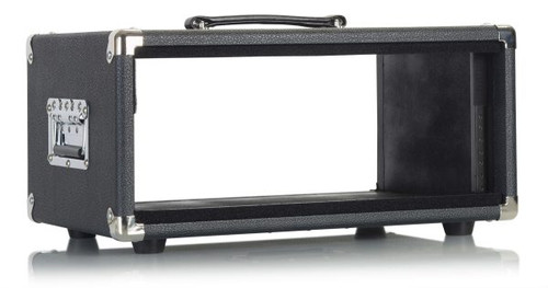 Gator GR-RETRORACK-4BK Vintage Amp Vibe Rack Case 4U Black Gator GR-RETRORACK-4BK Vintage Amp Vibe Rack Case 4U Black