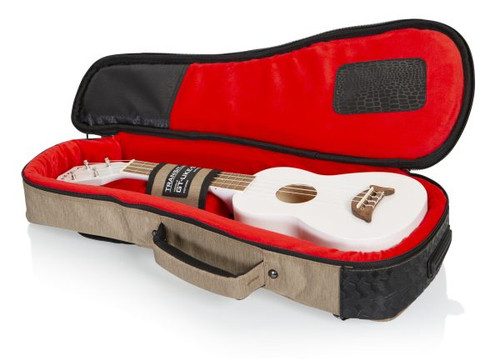 Gator GT-UKE-SOP-TAN Tan Transit Bag For Soprano Uke Gator GT-UKE-SOP-TAN Tan Transit Bag For Soprano Uke