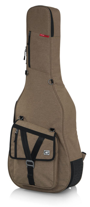 Gator GT-ACOUSTIC-TAN Transit Acoustic Guitar Bag Tan Gator GT-ACOUSTIC-TAN Transit Acoustic Guitar Bag Tan