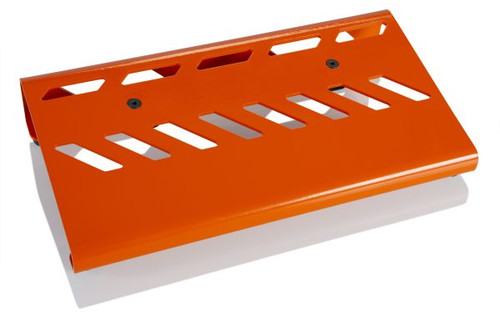 Gator GPB-LAK-OR Orange Aluminum Pedal Board; Small W/ Carry Bag