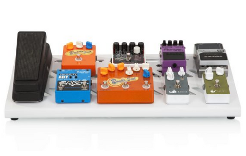 Gator GPB-BAK-WH White Aluminum Pedal Board; Large W/ Carry Bag 