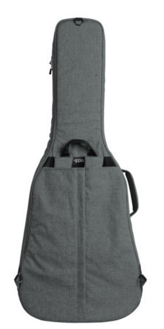 Gator GT-ACOUSTIC-GRY Transit Series Acoustic Guitar Gig Bag with Light Grey Exterior