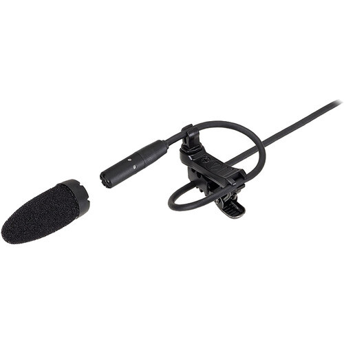 Audio-Technica BP898cT4 Subminiature Cardioid Lavalier Microphone (Black, TA4F Connector) (BP898CT4)