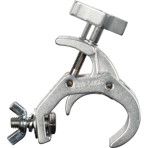 ADJ JR QUICK RIG CLAMP Quick Rig Hook-Style Clamp (Small, Silver) (JR QUICK RIG CLAMP)