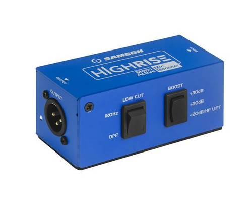 Samson SAMA25 Hi Rise Mono Active Mic Booster Samson SAMA25 Hi Rise Mono Active Mic Booster