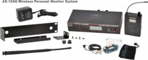 Galaxy Audio AS-1206 Wireless In-Ear Monitor with EB6 Ear Bud Upgrade  Galaxy Audio AS-1206 Wireless In-Ear Monitor with EB6 Ear Bud Upgrade