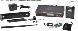 Galaxy Audio AS-1206 Wireless In-Ear Monitor with EB6 Ear Bud Upgrade