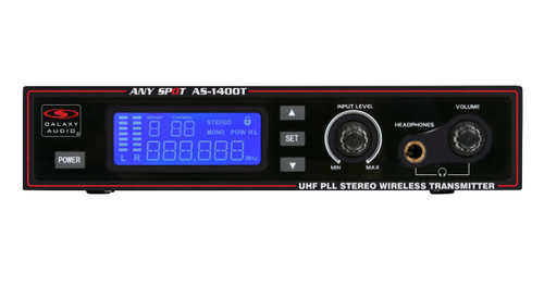 Galaxy Audio AS-1400T* 1400 Series WPM Transmitter  Galaxy Audio AS-1400T* 1400 Series WPM Transmitter