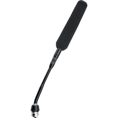 Shure MX405LP/MS Series 5" Gooseneck Microphone with Mini-Shotgun Condenser Cartridge (Bicolor Status Indicator, No Preamp) (MX405LP/MS)