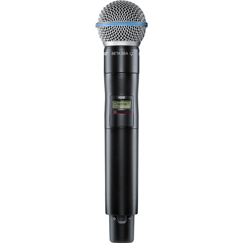 Shure ADX2/B58=-G57 Digital Handheld Wireless Microphone Transmitter with Beta 58A Capsule (G57: 470 to 616 MHz) (ADX2/B58=-G57) Shure ADX2/B58=-G57 Digital Handheld Wireless Microphone Transmitter with Beta 58A Capsule (G57: 470 to 616 MHz) (ADX2/B58=-G57)