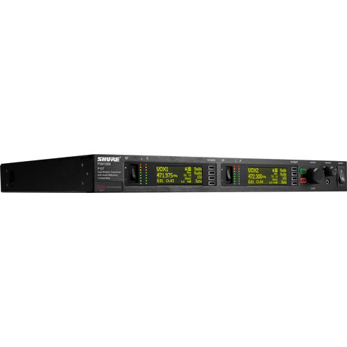 Shure P10T=-X55 Full-Rack Dual-Channel Wireless Transmitter (X55: 941 to 960 MHz) (P10T=-X55)