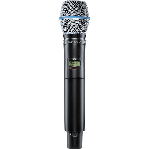 Shure AD2/B87C=-G57 Digital Handheld Wireless Microphone Transmitter with Beta 87C Capsule (G57: 470 to 616 MHz) (AD2/B87C=-G57) Shure AD2/B87C=-G57 Digital Handheld Wireless Microphone Transmitter with Beta 87C Capsule (G57: 470 to 616 MHz) (AD2/B87C=-G57)