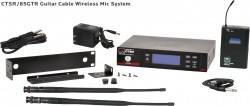 Galaxy Audio CTSR/85GTR* Tour Grade Vocal Artist Wireless Microphone System For Guitar