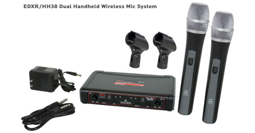 Galaxy Audio EDXR/HH38* Handheld Microphone System Galaxy Audio EDXR/HH38* Handheld Microphone System