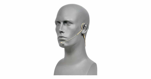 Galaxy Audio ESM4-OBG-4ATCH Beige Omni-Directional Ear Microphone With Audio-Technica Gen 2 Cables