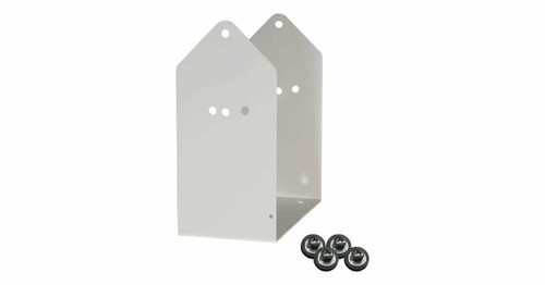 Galaxy Audio SAYBLA4-9 White Yoke Bracket For LA4PM Line