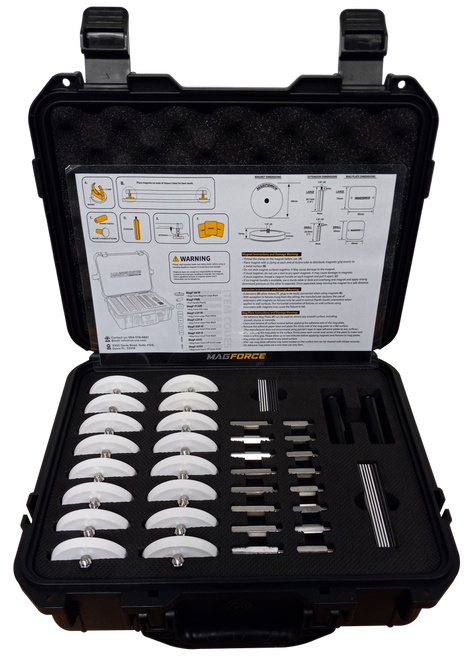 Magforce 16 Mag Kit Essential Kit 16 Piece - Magnet Accessories Kit for LED Tube Light Rigging (MagForce 16 Mag Kit) Magforce 16 Mag Kit Essential Kit 16 Piece - Magnet Accessories Kit for LED Tube Light Rigging (MagForce 16 Mag Kit)