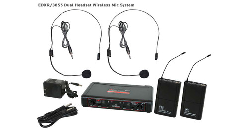 Galaxy Audio EDXR/38** Headworn Wireless Microphone System Galaxy Audio EDXR/38** Headworn Wireless Microphone System