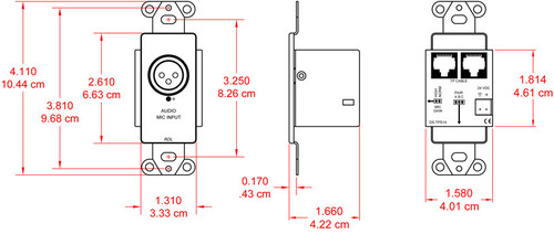 RDL DS-TPS1A Single Pair RJ45 Sender Module (DS-TPS1A)