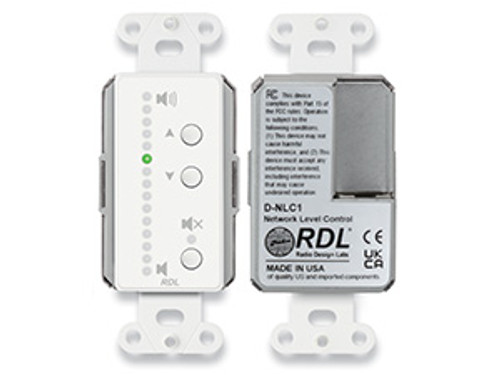 RDL D-NLC1 Network Remote Control with LED's (DNLC1) RDL D-NLC1 Network Remote Control with LED's (DNLC1)