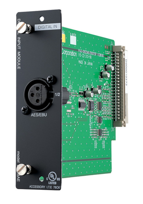 TOA D-936R 24-Bit Stereo Input Module With RCA Connectors for the