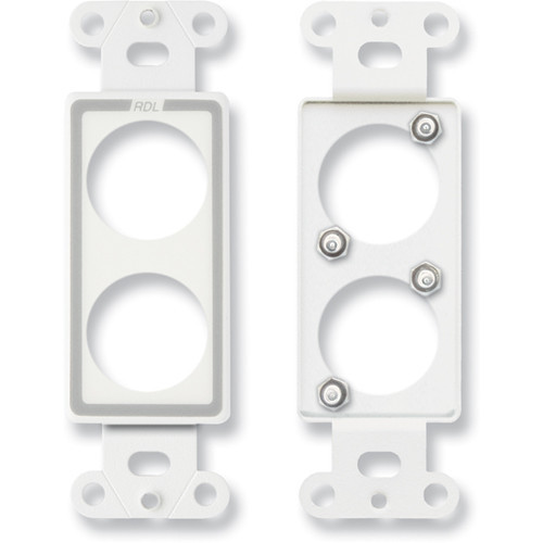 RDL D-D2 Double Plate for Standard and Specialty Connectors (DD2) RDL D-D2 Double Plate for Standard and Specialty Connectors (DD2)