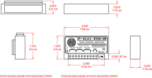RDL ST-GCA3 Gain Control Amplifier - Line Level (ST-GCA3)