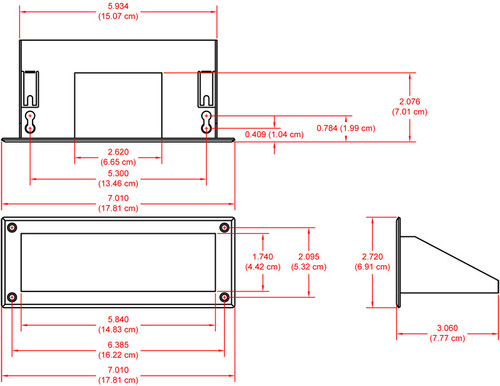 RDL RU-SMA1 Rack-Up Mounting Plate (RU-SMA1)