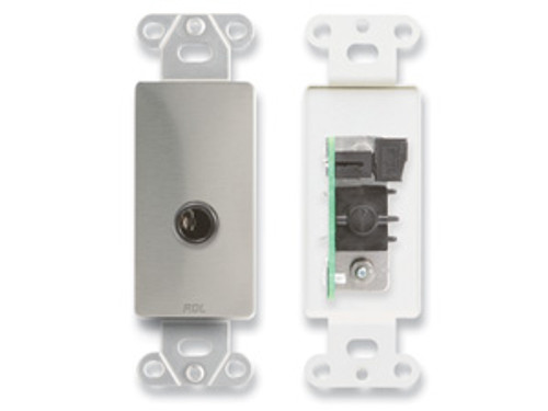 RDL DS-1/4F 1/4" Phone Jack D Plate (Stainless Steel) (DS-1/4F) RDL DS-1/4F 1/4" Phone Jack D Plate (Stainless Steel) (DS-1/4F)