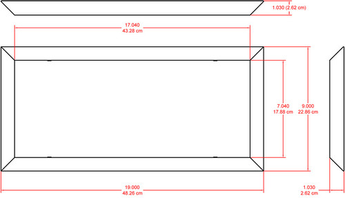 RDL RCX-BZL Bezel for RCX-CD1 (RCX-BZL)