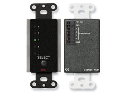 RDL D-RCS4 Remote Channel Selector - 4 Channels - Controls RU-SX4A (DRCS4)