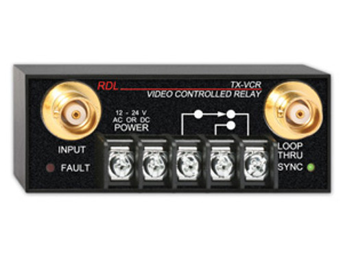 RDL TX-VCR Video Controlled Relay - BNC (TX-VCR) RDL TX-VCR Video Controlled Relay - BNC (TX-VCR)