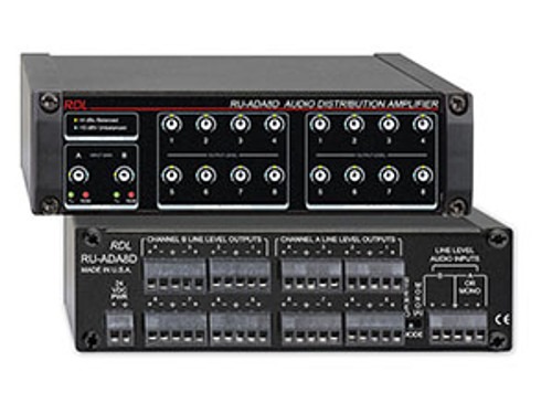 RDL RU-ADA8D Audio Distribution Amplifier (RU-ADA8D) RDL RU-ADA8D Audio Distribution Amplifier (RU-ADA8D)