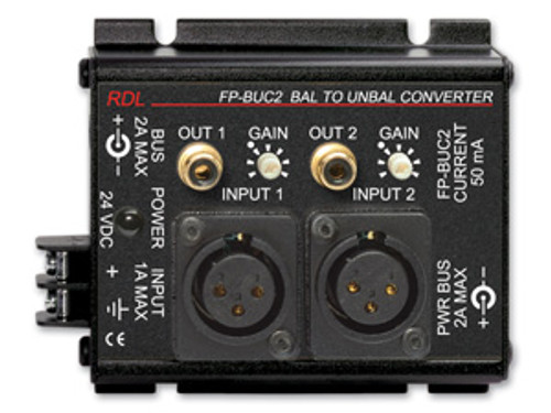 RDL FP-BUC2 Balanced to Unbalanced Converter - 2 Channel (FP-BUC2) RDL FP-BUC2 Balanced to Unbalanced Converter - 2 Channel (FP-BUC2)